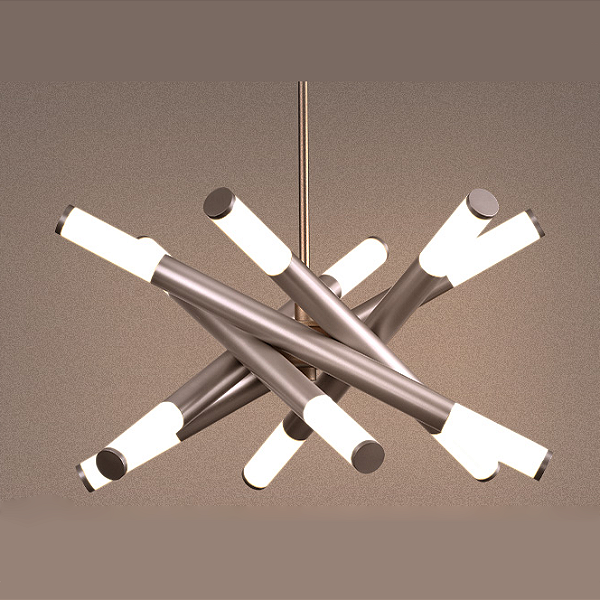 Pendente Led Tonfa 36w Opus DN39763 Café (D)40cm