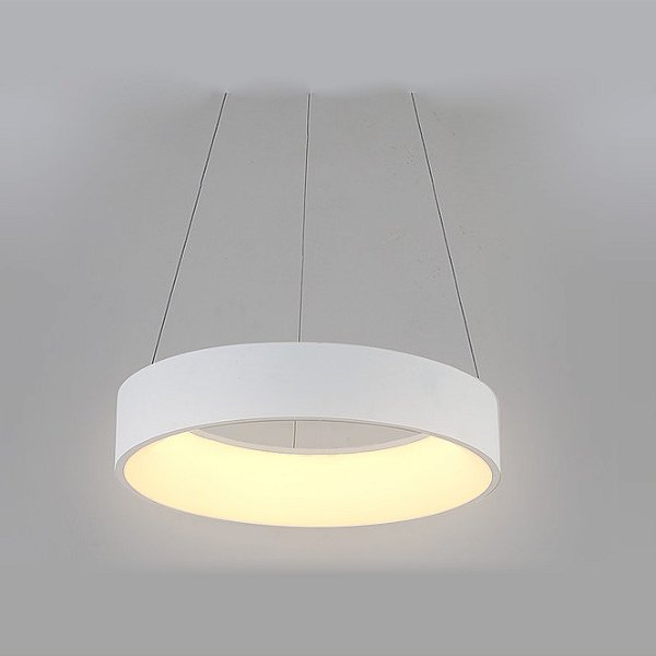 Pendente Led Round Opus HM38094 Branco Ø450 x 85mm