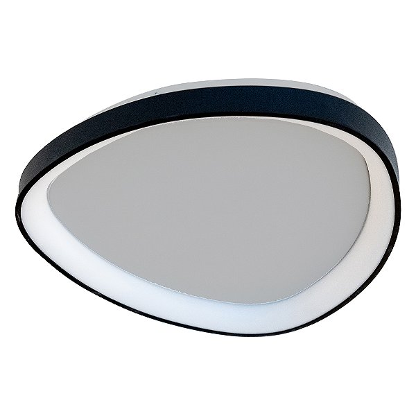 Plafon Bio Orgânico Preto 36W (D)42cm | BIO1PS01PT042