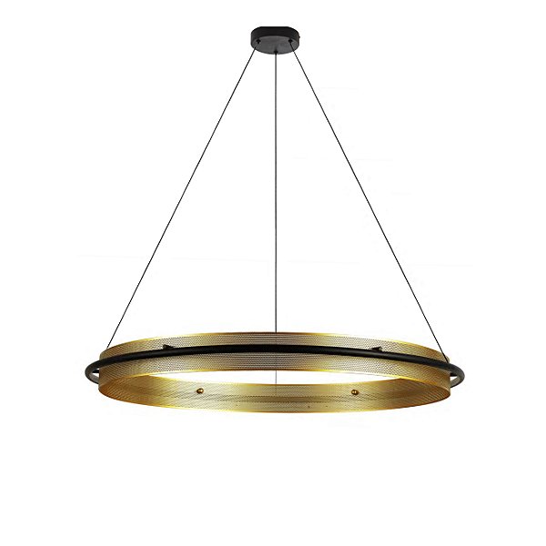 Pendente Dollage Preto Dourado| DOL1PD01PT080