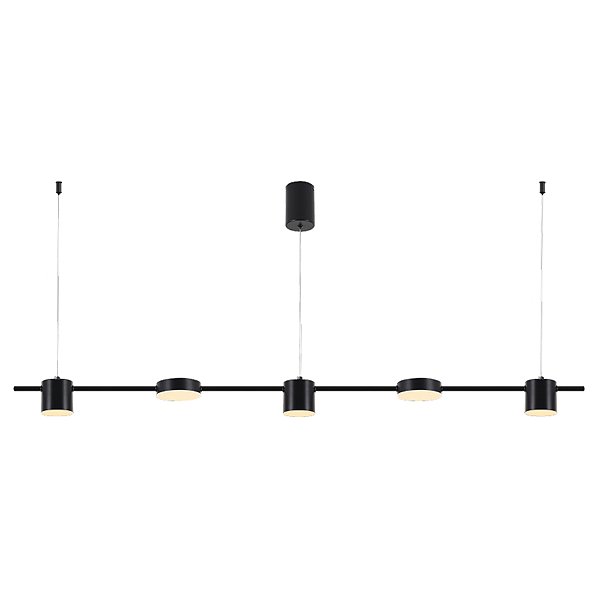 Pendente Push Preto 110cm Linear 30w | PUS1PD01PT110