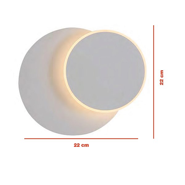 Arandela Slide Branco 5W Efeito Indireto | SLI1AR01BR022