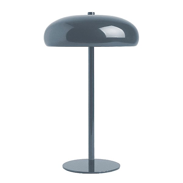 Abajur Coque Cinza (D)25cm (A)40cm Cogumelo | COQ1AB01CZ025