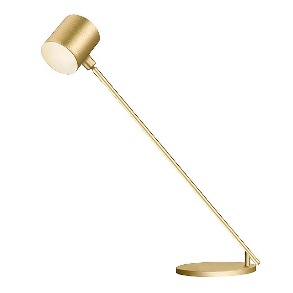Abajur Joy Dourado Escritório Moderno (A)51cm | JOY1AB01DR049