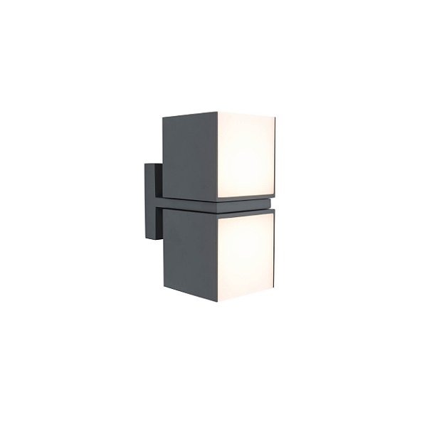 ARANDELA RUBIK GRAFITE Duplo Direcionável LED 24w 3000k