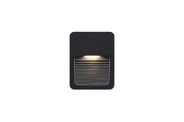 BALIZADOR MOPI PRETO (L)9CM (A)12CM 3000K IP65 Led integrado