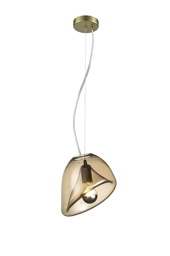PENDENTE MIELE DOURADO (D)22CM (A)21CM 40W IP20 | MIE1PD01AB10