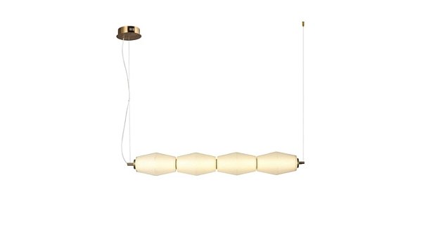 Pendente Artro Dourado (L)12Cm (C)89,5Cm LED | ART1PD01TR10
