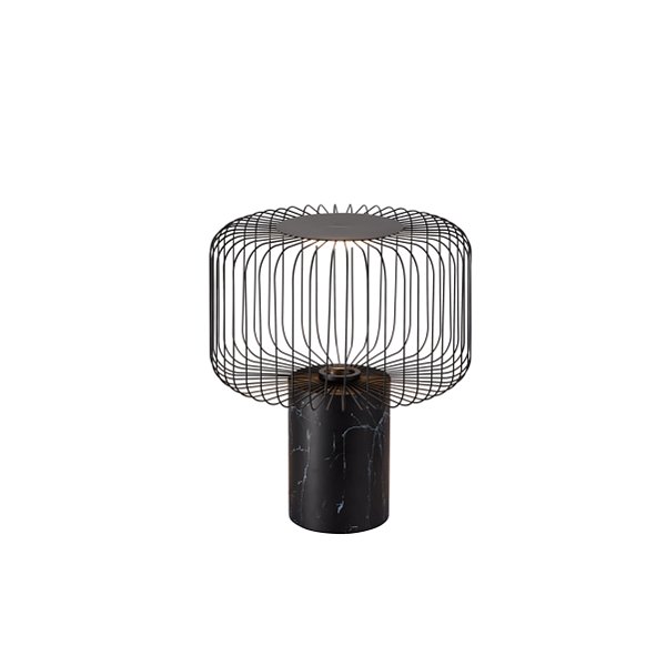 Abajur Buri Preto (D)50Cm LED 16W 3000K | BUR1AB01PT10