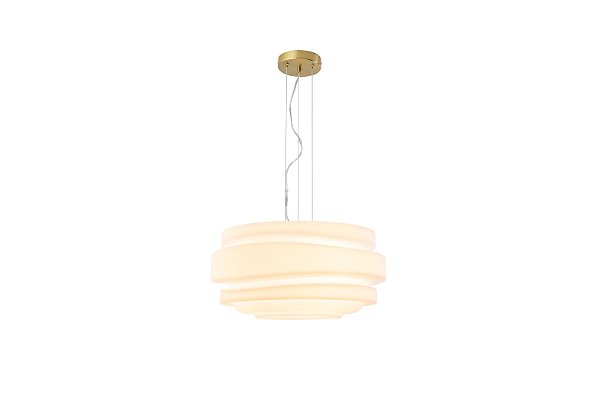 Pendente Cake Opalino Dourado (D)45Cm (A)22Cm | CAK1PD01OP10
