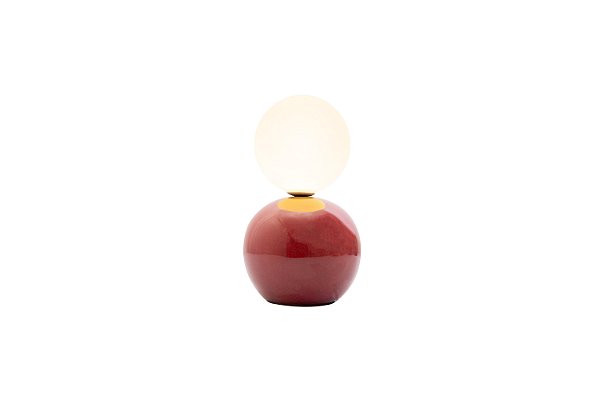 Mini Abajur Iglu Vermelho (D)12Cm (A)21Cm | IGL1AB01VM10