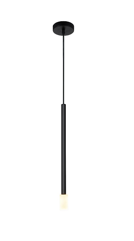 Pendente Marsh Preto (A)50Cm LED 5W 3000K | MAR1PD01PT10