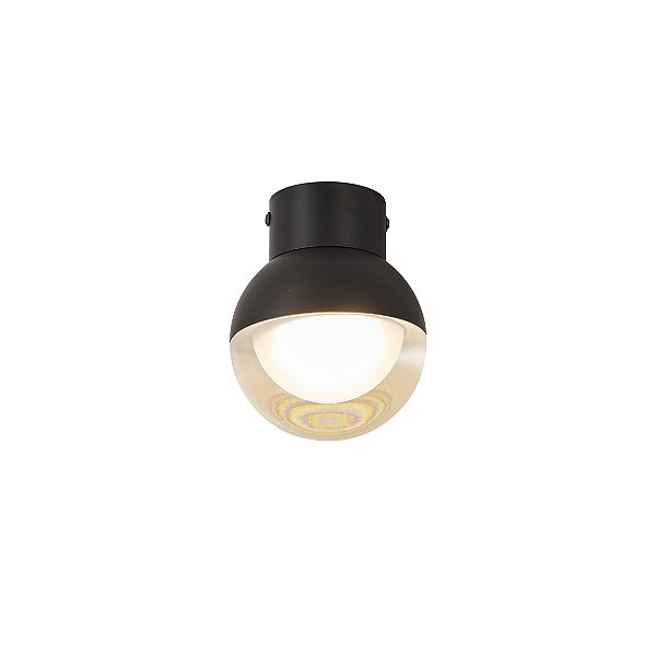 Plafon Palla Preto (D)10Cm (A)12Cm LED 3000K | PAL1PL01PT10