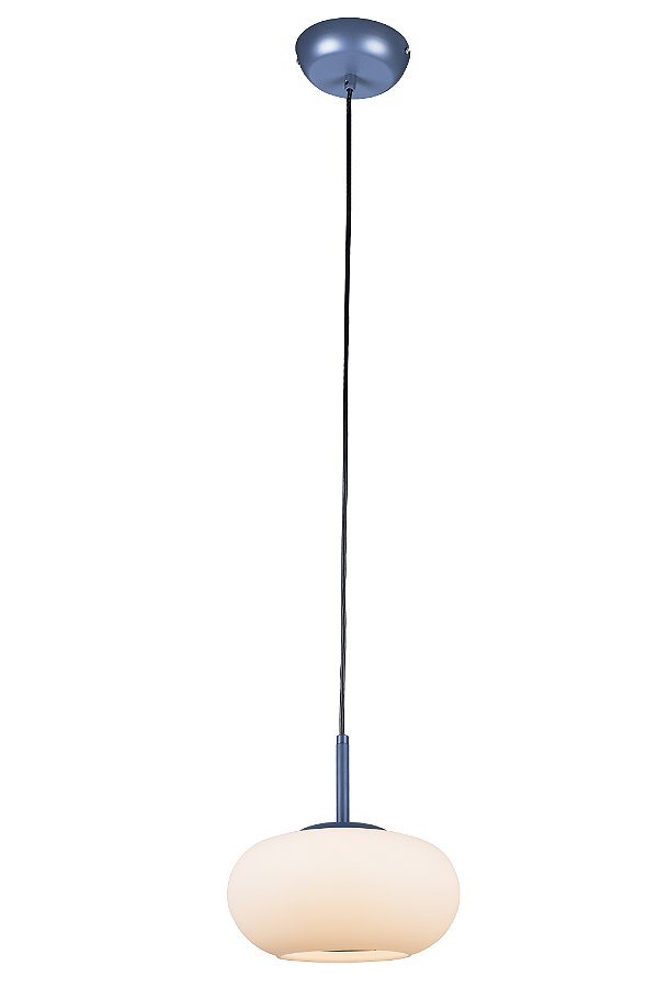 Pendente Yoga Azul Vidro Opalino LED 8W 3000K | YOG1PD01AZ10