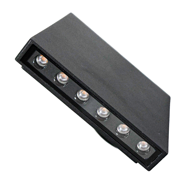 ARANDELA EXTERNA CUBO 2 FACHOS CUBOLUX 12W 3000K IP65