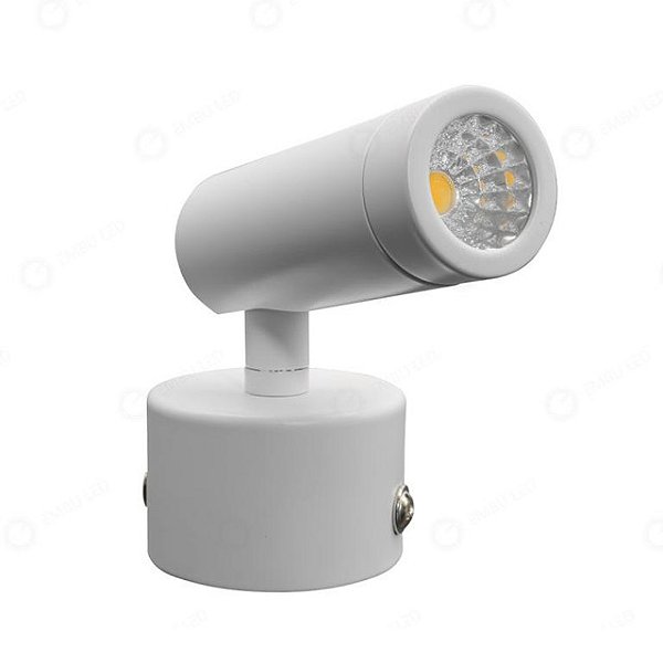 ARANDELA DE LEITURA COM MINI SPOT LAPIS 3W 3000K BRANCO