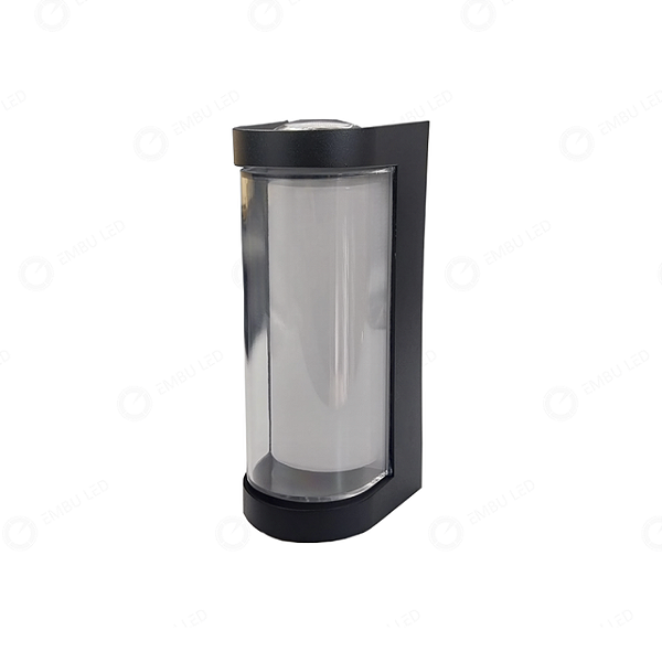 ARANDELA MODERN 6W 3000K PRETO 2 FACHOS 3000K ALUMINIO