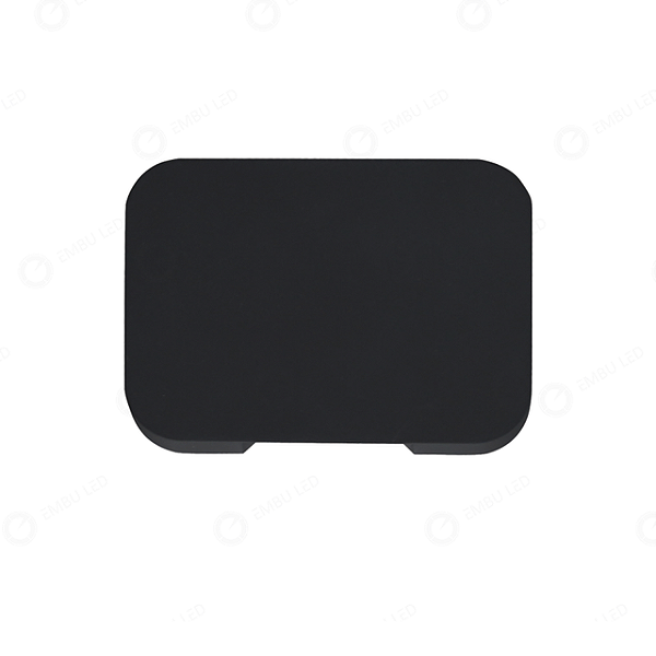 MINI ARANDELA BALIZADOR ESCADA PRETO FACHO ÚNICO 3000K