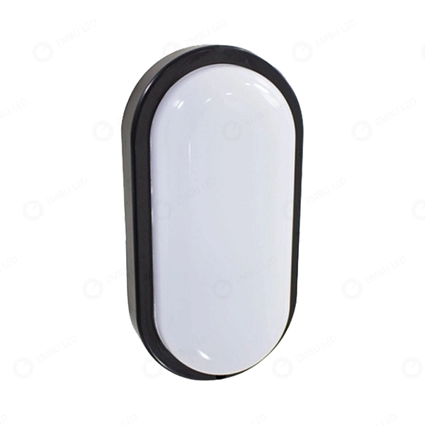 ARANDELA TARTARUGA MODERNA PRETO 15W 6500K BRANCO FRIO