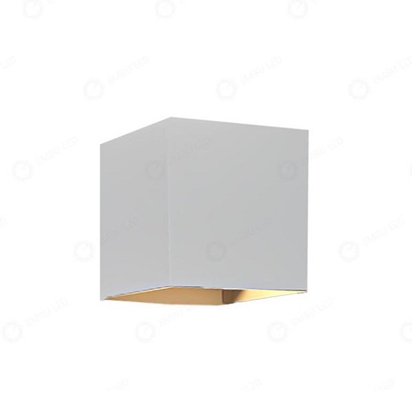 ARANDELA FACHO DE LUZ AJUSTÁVEL 6W QUADRADA 10CM 3000K