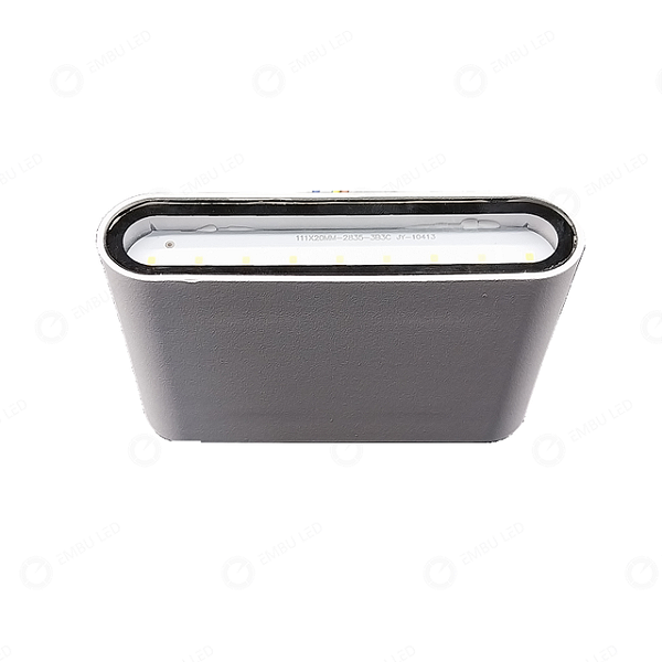 ARANDELA EXTERNA ULTRAFINA LED SLIM BRANCO 6W 3000K QUADRADA