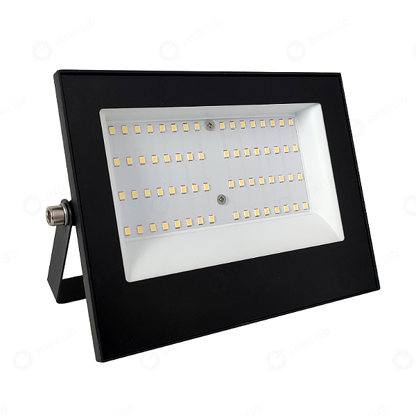 Refletor LED SMD MiniECO 50W 6500K Branco Frio Ip65 Externo