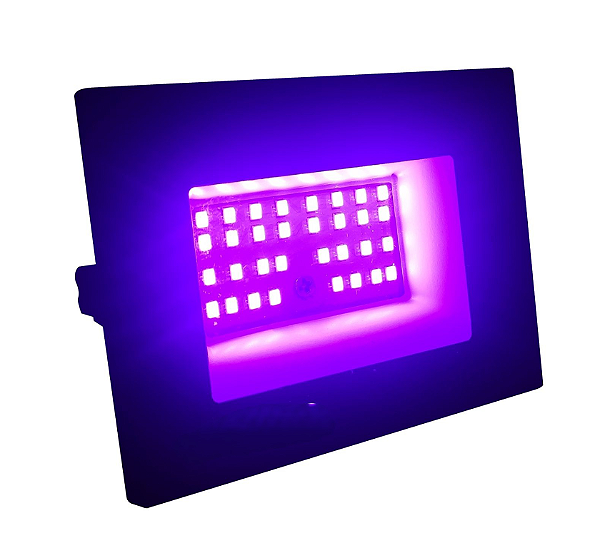 Refletor Linha Eco Led UV Roxo 50W Ultravioleta Para Eventos