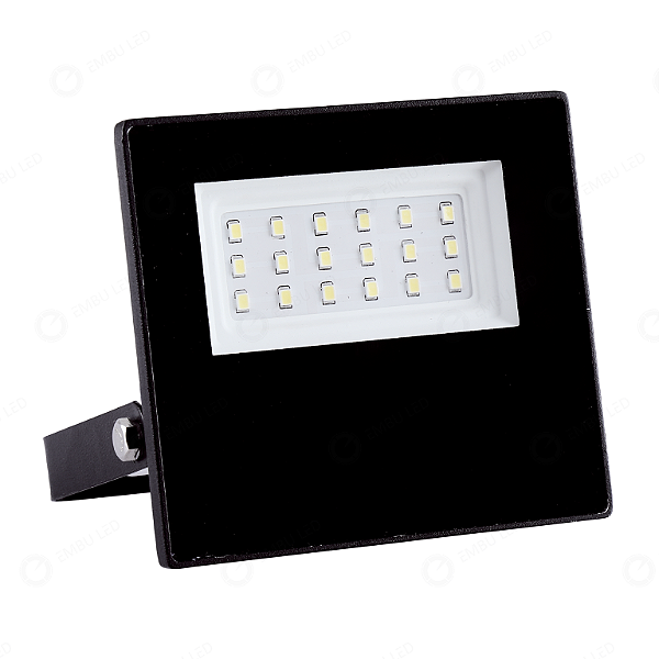 Refletor Led Linha Premium 20W Branco Frio 6000K Externo