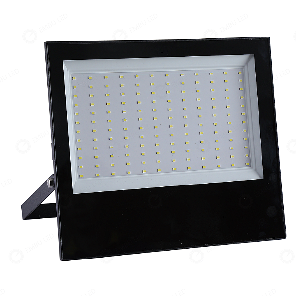 Refletor Led 100W Linha Premium 3000K Branco Quente Potente