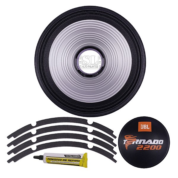 2 (DOIS) Kit Reparo Sl Compatível Com Jbl Tornado 2200 15 polegadas