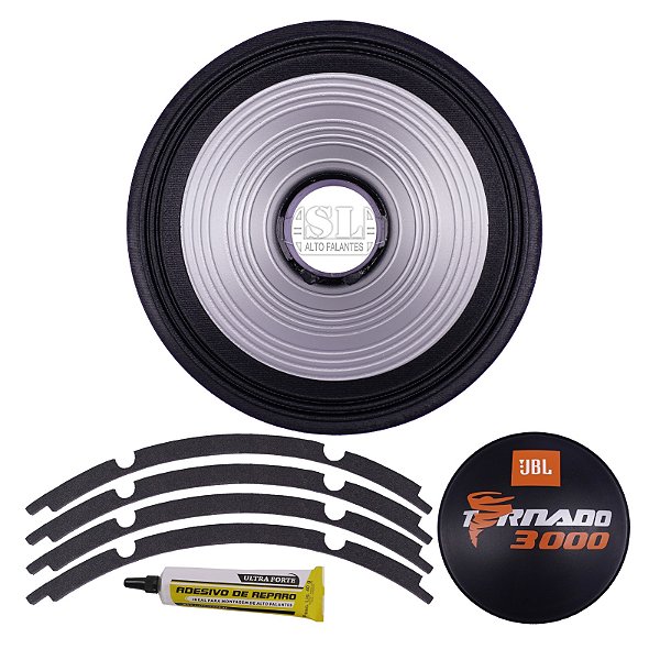 2Kit Reparo Sl Compatível Com Jbl Tornado 3000 15 polegadas