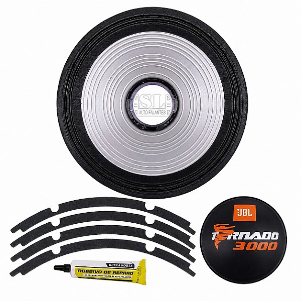 4Kit Reparo Sl Compatível Com Jbl Tornado 3000 15 polegadas