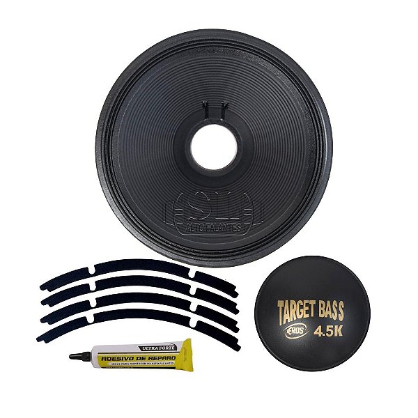 4 Kit Reparo Sl Compatível Com Eros Target Bass 4.5K 18pol.