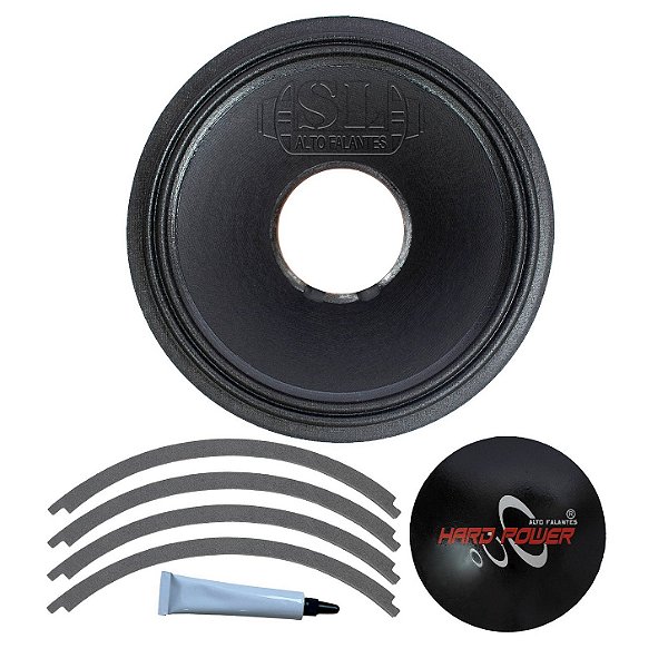 Kit Reparo Compatível Com Hard Power Hp400 10 Pol 8 Ohms - Linha SL
