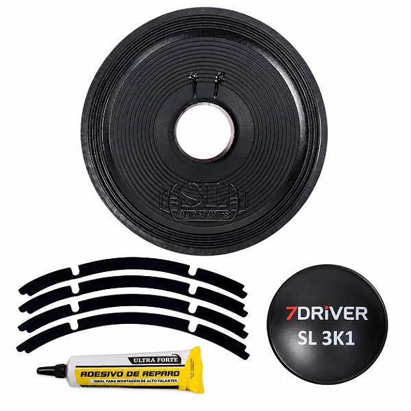 4 Kit Reparo Sl Compatível Com 7driver Sl 3k1 15pol