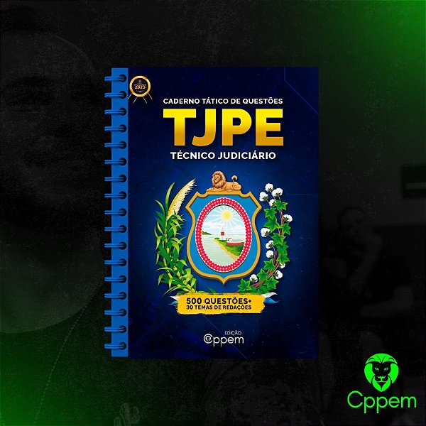 Caderno Tático Físico | TJ-PE TÉCNICO JUDICIÁRIO