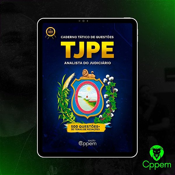 Caderno Tático Digital | TJPE Analista Judiciário