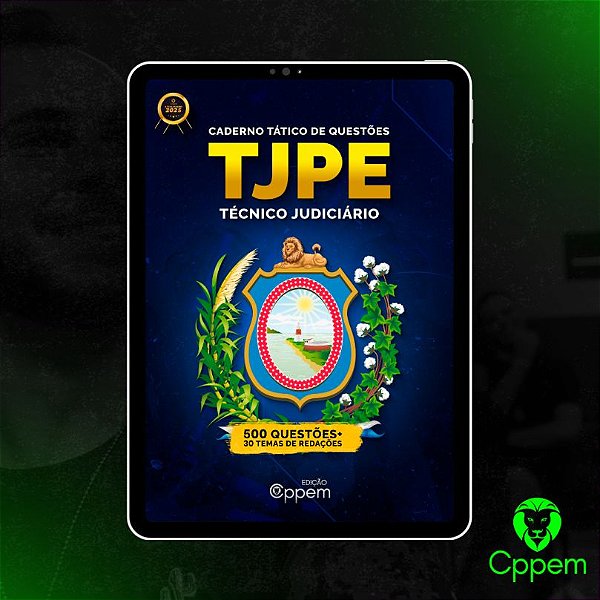 Caderno Tático Digital | TJPE Técnico Judiciário