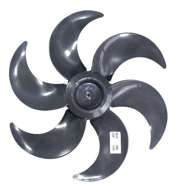 Helice Arno 40cm 6 Pás Preta