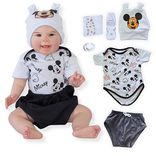 Bebê Reborn Menino Boneco Original Realista De Silicone