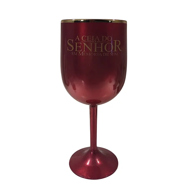 TAÇA PARA ENFEITE (PERSONALIZADA) COR:VERMELHO