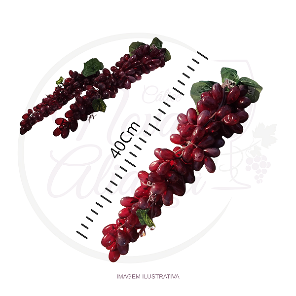 CACHO DE UVA ROXA DECORATIVO G