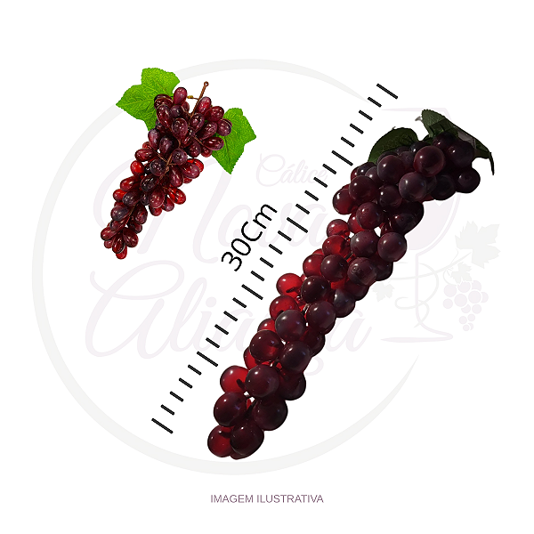 CACHO DE UVA ROXA DECORATIVO M