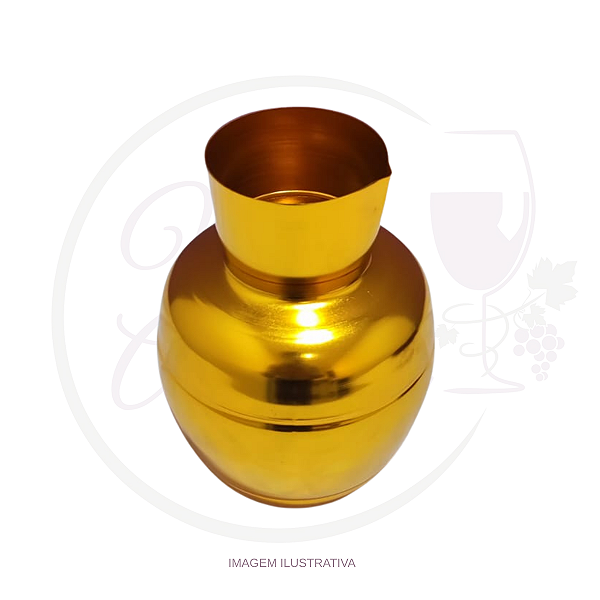 JARRA MORINGA DOURADA - DECORAÇÃO