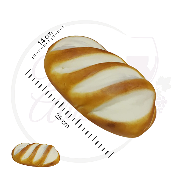 PÃO ARTIFICIAL DECORATIVO BANHA MOLINHO