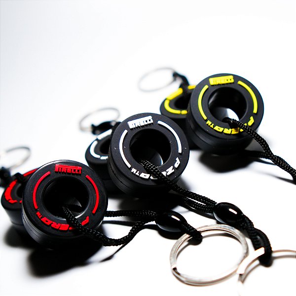 Chaveiro Premium - Pneu F1 Pirelli