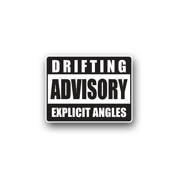 Adesivo Drifting Advisory