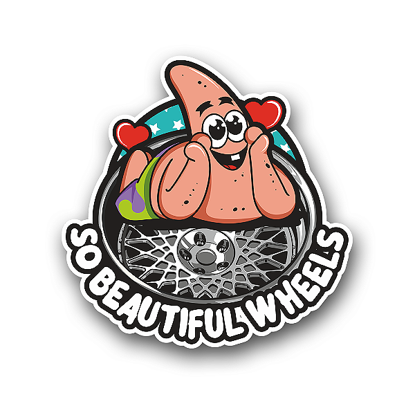 Adesivo So Beautiful Wheels