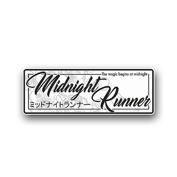 Adesivo Midnight Runner