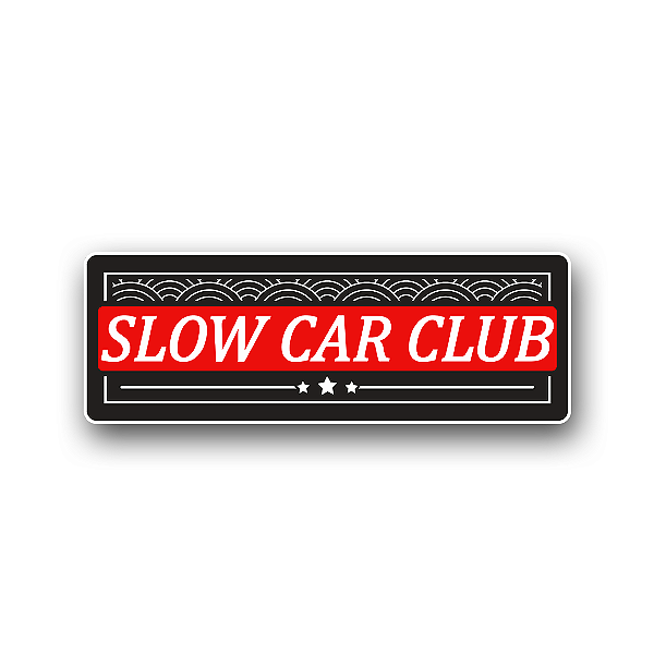 Adesivo Slow Car Clube